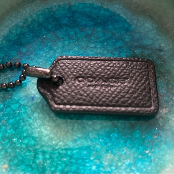 Coach Black Keychain Tag - Picture 3 of 16